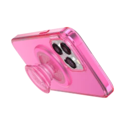 PopSockets Baeby Pink Translucent — IPhone 15 Pro Max For MagSafe -PopSockets Soldes Popcase MagSafe BaebyPink IP15ProMax 06 Kickstand