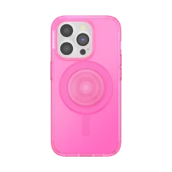 PopSockets Baeby Pink Translucent — IPhone 15 Pro For MagSafe -PopSockets Soldes Popcase MagSafe BaebyPink IP15Pro 01 Front