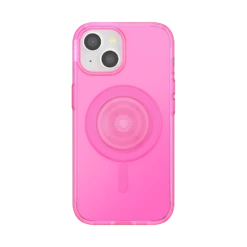 PopSockets Baeby Pink Translucent — IPhone 15 For MagSafe -PopSockets Soldes Popcase MagSafe BaebyPink IP15 01 Front