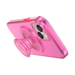 PopSockets Baeby Pink Translucent — IPhone 15 For MagSafe -PopSockets Soldes Popcase MagSafe BaebyPink IP15 06 Kickstand