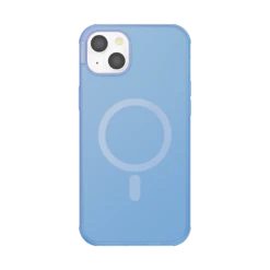 PopSockets Opalescent Blue — IPhone 14 Plus For MagSafe -PopSockets Soldes Popcase MagSafe Blue Translucent Opalescent IP14Max 01B Front No Slide