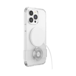 PopSockets Clear — IPhone 14 Pro Max For MagSafe -PopSockets Soldes Popcase MagSafe Clear IP14ProMax 05 Charging