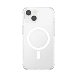 PopSockets Clear — IPhone 14 | 13 For MagSafe -PopSockets Soldes Popcase MagSafe Clear IP14 01B Front No Slide