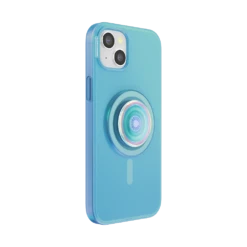 PopSockets Blue Opalescent — IPhone 15 Plus For MagSafe -PopSockets Soldes Popcase MagSafe OpalescentBlue IP15Plus 03 Collapsed