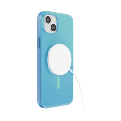 PopSockets Blue Opalescent — IPhone 15 Plus For MagSafe -PopSockets Soldes Popcase MagSafe OpalescentBlue IP15Plus 05 Charging