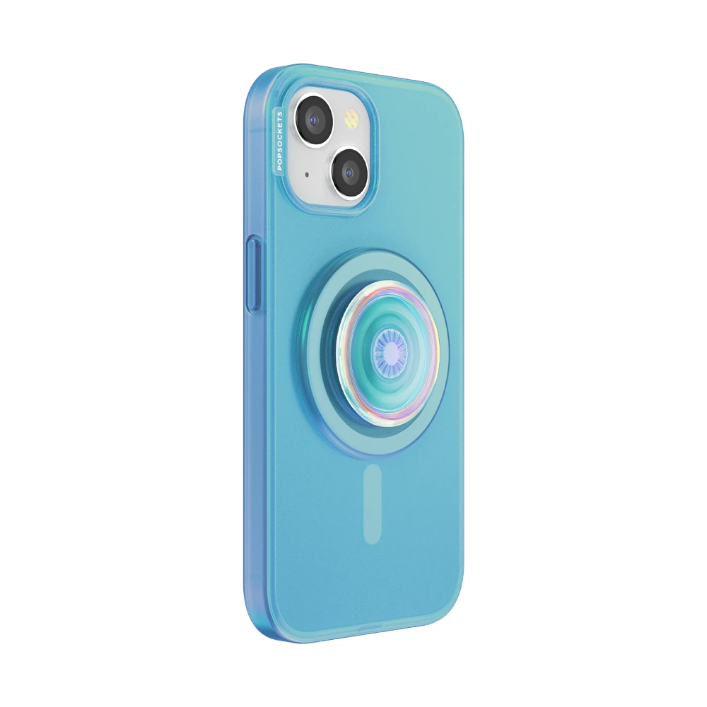 PopSockets Blue Opalescent — IPhone 15 For MagSafe 8 PopSockets Blue Opalescent — IPhone 15 For MagSafe – Image 6