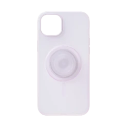 PopSockets Clear Opalescent — IPhone 15 Plus For MagSafe -PopSockets Soldes Popcase MagSafe OpalescentClear IP15Plus 01 Front NoDevice