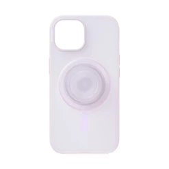 PopSockets Clear Opalescent — IPhone 15 For MagSafe -PopSockets Soldes Popcase MagSafe OpalescentClear IP15 01 Front NoDevice