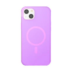 PopSockets Opalescent Pink — IPhone 14 Plus For MagSafe -PopSockets Soldes Popcase MagSafe Pink Translucent Opalescent IP14Max 01B Front No Slide