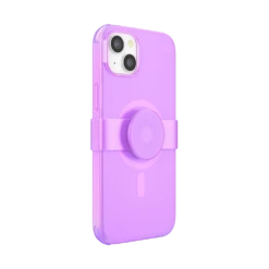 PopSockets Opalescent Pink — IPhone 14 Plus For MagSafe -PopSockets Soldes Popcase MagSafe Pink Translucent Opalescent IP14Max 03 Collapsed