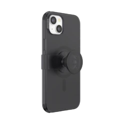 Devant -PopSockets Soldes Popcase MagSafe Trans Black IP14Max 04 Expanded