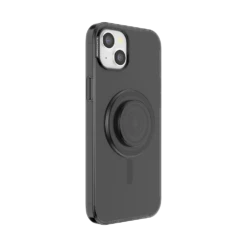 PopSockets Black Transluscent — IPhone 15 Plus For MagSafe -PopSockets Soldes Popcase MagSafe TranslucentBlack IP15Plus 03 Collapsed