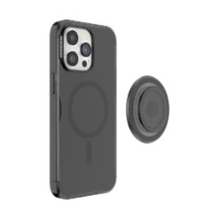 PopSockets Black Transluscent — IPhone 15 Pro Max For MagSafe -PopSockets Soldes Popcase MagSafe TranslucentBlack IP15ProMax 04 Detached