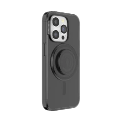 PopSockets Black Transluscent — IPhone 15 Pro For MagSafe -PopSockets Soldes Popcase MagSafe TranslucentBlack IP15Pro 03 Collapsed