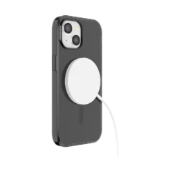 PopSockets Black Transluscent — IPhone 15 For MagSafe 12 PopSockets Black Transluscent — IPhone 15 For MagSafe -PopSockets Soldes Popcase MagSafe TranslucentBlack IP15 05 Charging