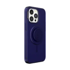 PopSockets French Navy — IPhone 15 Pro Max For MagSafe -PopSockets Soldes Popcase MagSafe TranslucentFrenchNavy IP15ProMax 03 Collapsed