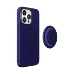 PopSockets French Navy — IPhone 15 Pro Max For MagSafe -PopSockets Soldes Popcase MagSafe TranslucentFrenchNavy IP15ProMax 04 Detached