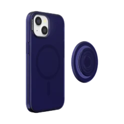 PopSockets French Navy — IPhone 15 For MagSafe -PopSockets Soldes Popcase MagSafe TranslucentFrenchNavy IP15 04 Detached