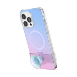 PopSockets White Iridescent — IPhone 14 Pro Max For MagSafe -PopSockets Soldes Popcase MagSafe White Iridescent IP14ProMax 06 Portrait