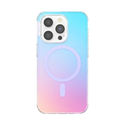 PopSockets White Iridescent — IPhone 14 Pro For MagSafe -PopSockets Soldes Popcase MagSafe White Iridescent IP14Pro 01B Front No Slide