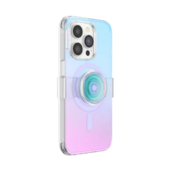 PopSockets White Iridescent — IPhone 14 Pro For MagSafe -PopSockets Soldes Popcase MagSafe White Iridescent IP14Pro 03 Collapsed