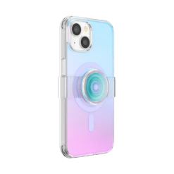 PopSockets White Iridescent — IPhone 14 | 13 For MagSafe -PopSockets Soldes Popcase MagSafe White Iridescent IP14 03 Collapsed