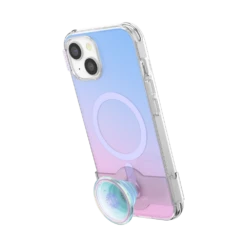 PopSockets White Iridescent — IPhone 14 | 13 For MagSafe -PopSockets Soldes Popcase MagSafe White Iridescent IP14 06 Portrait
