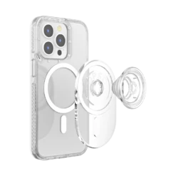 PopSockets Clear — PopGrip For MagSafe - Pill -PopSockets Soldes QRX MagSafe Clear Clear 06 Device Detached