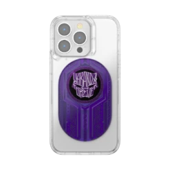 PopSockets Marvel — Wakanda Forever PopGrip For MagSafe - Pill -PopSockets Soldes QRX MagSafe Enamel Wakanda Forever 01C Front Device