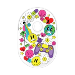 PopSockets Bright Psych — PopGrip For MagSafe 14 PopSockets Bright Psych — PopGrip For MagSafe -PopSockets Soldes QRX MagSafe Graphic Bright Psych 01B Front No QRX