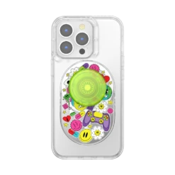 PopSockets Bright Psych — PopGrip For MagSafe 15 PopSockets Bright Psych — PopGrip For MagSafe -PopSockets Soldes QRX MagSafe Graphic Bright Psych 01C Front Device