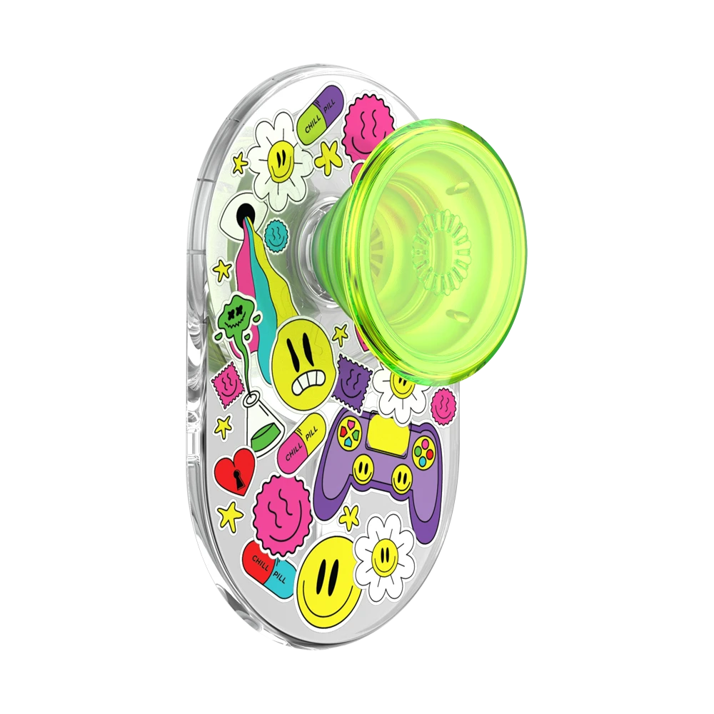 PopSockets Bright Psych — PopGrip For MagSafe 3 PopSockets Bright Psych — PopGrip For MagSafe