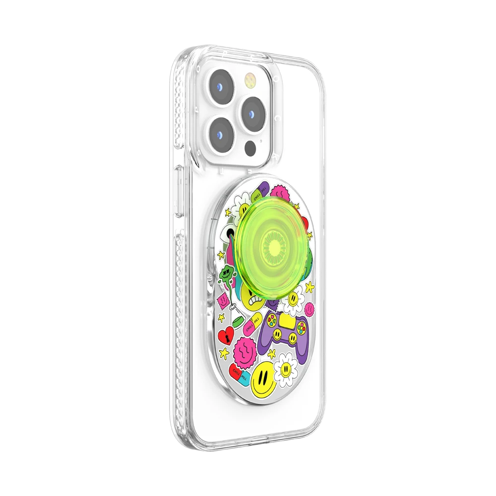 PopSockets Bright Psych — PopGrip For MagSafe 9 PopSockets Bright Psych — PopGrip For MagSafe – Image 7