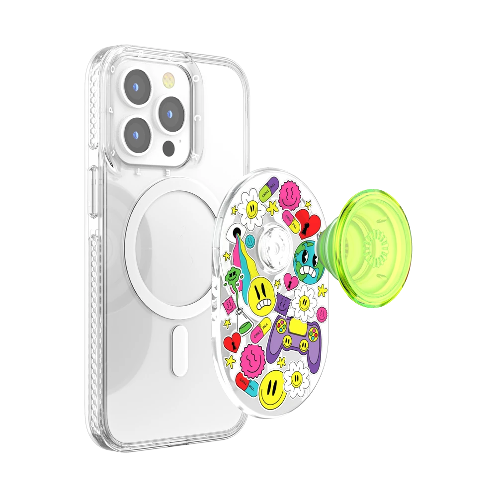 PopSockets Bright Psych — PopGrip For MagSafe 11 PopSockets Bright Psych — PopGrip For MagSafe – Image 9