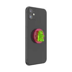 PopSockets Bon Bon Watermelon Gummy Bear -PopSockets Soldes QRX Bon Bon Watermelon Gummy Bear 04 Device Black Collapsed
