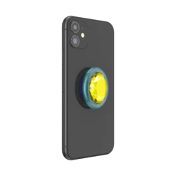 PopSockets Dichroic Jewel Golden Hour -PopSockets Soldes QRX Dichroic Jewel Golden Hour 04 Device Black Collapsed