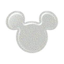 Disney — Earridescent White Glitter Mickey Mouse