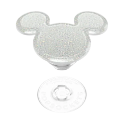 Disney — Earridescent White Glitter Mickey Mouse -PopSockets Soldes QRX Disney Earridescent 20Mickey20White 06 Swap