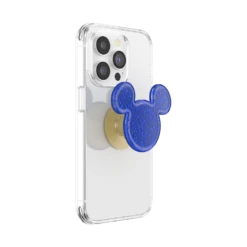 PopSockets Disney — Earridescent Navy Glitter Mickey Mouse -PopSockets Soldes QRX Disney Earridescent Navy20Glitter20Mickey 05 Device Expanded