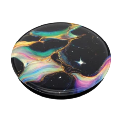 PopSockets Electric Oil Slick -PopSockets Soldes QRX Electric Oil Slick BK 02 Collapsed