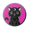 PopSockets Enamel Black Cat Magic 1 PopSockets Enamel Black Cat Magic -PopSockets Soldes QRX Enamel Black Cat Magic 01 Front
