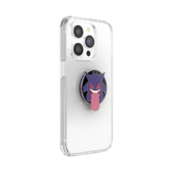 PopSockets Pokémon — Enamel Glow In The Dark Gengar Night Shade -PopSockets Soldes QRX Enamel Gengar Night Shade 04 Device Collapsed