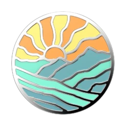 PopSockets Enamel Mountain Rays