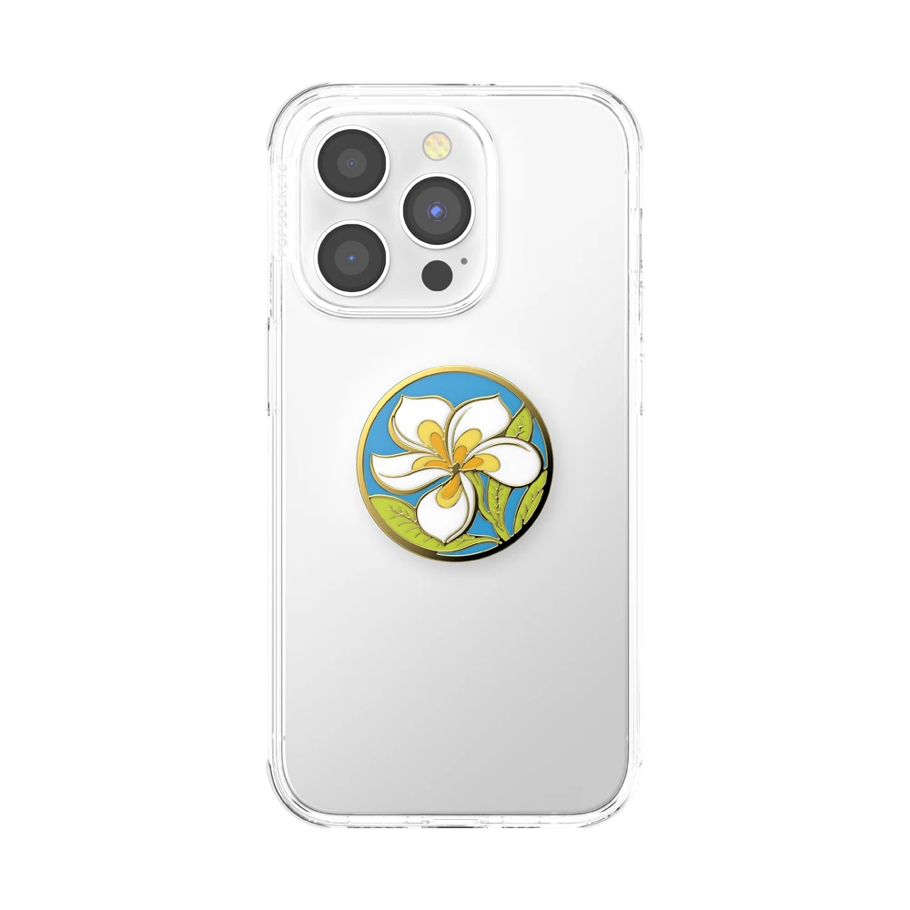 PopSockets Enamel Plumeria 6 PopSockets Enamel Plumeria – Image 4