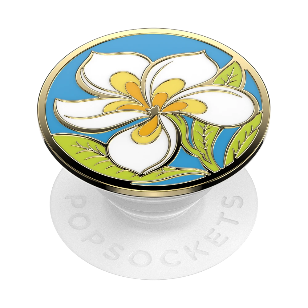 PopSockets Enamel Plumeria 4 PopSockets Enamel Plumeria – Image 2