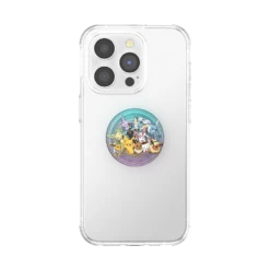 PopSockets Pokémon — Glitter Translucent Evolution Party -PopSockets Soldes QRX Glitter Translucent Evolution Party 01 Front Device