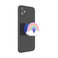 PopSockets PopOut Rainbow Fluff 14 PopSockets PopOut Rainbow Fluff -PopSockets Soldes QRX PopOuts Rainbow20Fluff 05 Device Black Expanded