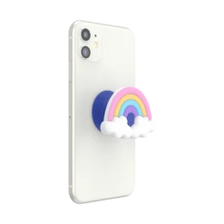 PopSockets PopOut Rainbow Fluff 16 PopSockets PopOut Rainbow Fluff -PopSockets Soldes QRX PopOuts Rainbow20Fluff 07 Device White Expanded