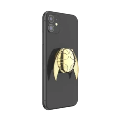 PopSockets Harry Potter — Enamel Golden Snitch -PopSockets Soldes QRX Puffy Enamel Golden Snitch 04 Device Black Collapsed