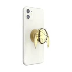 PopSockets Harry Potter — Enamel Golden Snitch -PopSockets Soldes QRX Puffy Enamel Golden Snitch 07 Device White Expanded